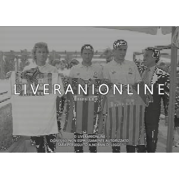 NEG--1995-1996 MILANO RADUNO INTER ALL\'HARBOUR CLUB NELLA FOTO ANDREA SENO-GIANLUCA FESTA-NICOLA BERTI AG ALDO LIVERNI SAS