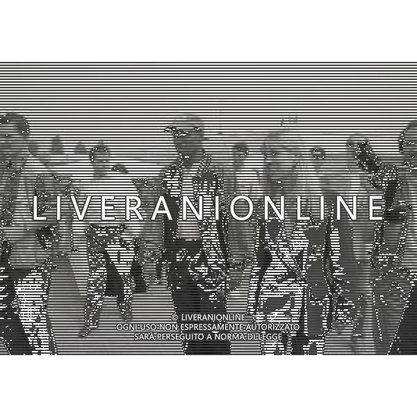 NEG--1995-1996 MILANO RADUNO INTER ALL\'HARBOUR CLUB NELLA FOTO PAUL INCE AG ALDO LIVERNI SAS