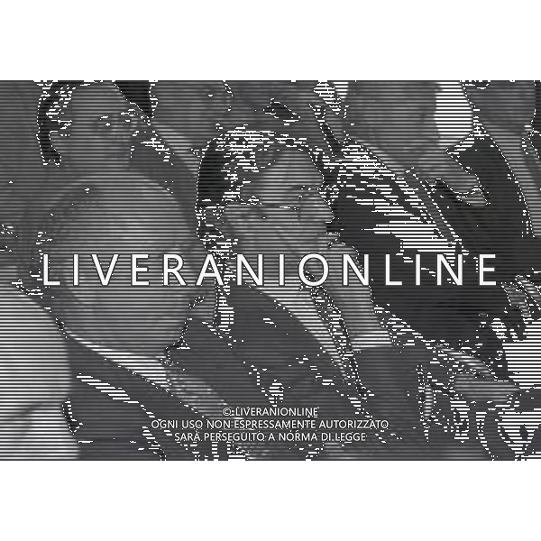 NEG--1995-1996 MILANO RADUNO INTER ALL\'HARBOUR CLUB NELLA FOTO OTTAVIO BIANCHI E MASSIMO MORATTI AG ALDO LIVERNI SAS