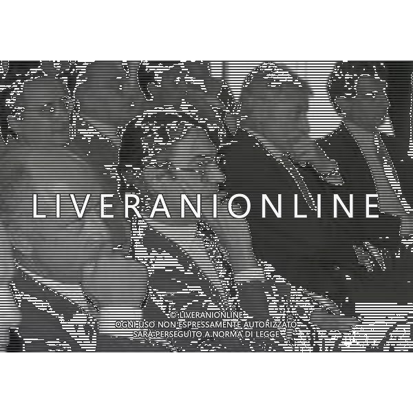 NEG--1995-1996 MILANO RADUNO INTER ALL\'HARBOUR CLUB NELLA FOTO OTTAVIO BIANCHI E MASSIMO MORATTI AG ALDO LIVERNI SAS