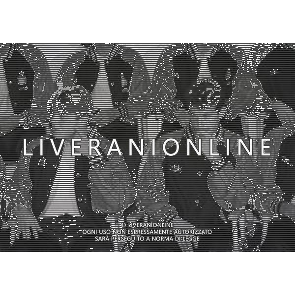 NEG--1995-1996 MILANO RADUNO INTER ALL\'HARBOUR CLUB NELLA FOTO PIERLUIGI ORLANDINI E MAURIZIO GANZ AG ALDO LIVERNI SAS