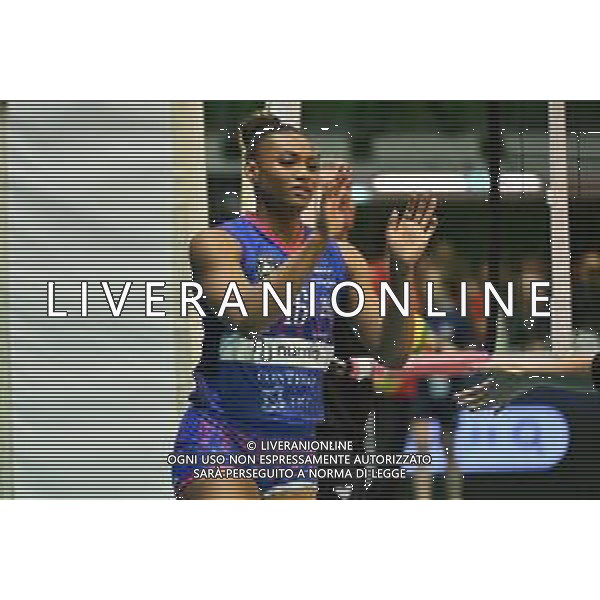 TVRG Milano vs Olympiacos nella foto Khalia Imani Lanier (Vero Volley Milano) Monza 26-11-2025 Opiquad Arena Numia Vero Volley Milano vs Olympiacos Pireo CEV Champions League - Pool C 1a giornata foto Roberto Garavaglia/Agenzia Aldo Liverani sas