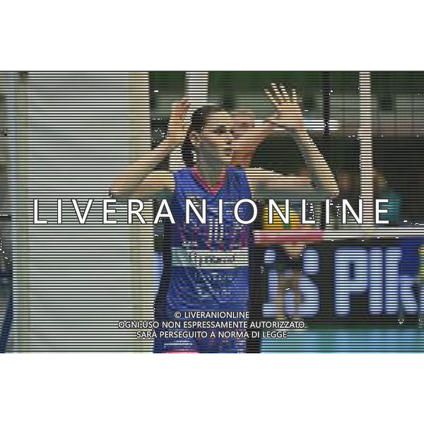 TVRG Milano vs Olympiacos nella foto Benedetta Sartori (Vero Volley Milano) Monza 26-11-2025 Opiquad Arena Numia Vero Volley Milano vs Olympiacos Pireo CEV Champions League - Pool C 1a giornata foto Roberto Garavaglia/Agenzia Aldo Liverani sas