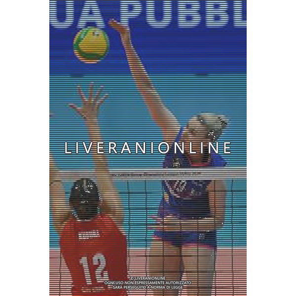 TVRG Milano vs Olympiacos nella foto Vita Akimova (Vero Volley Milano) Monza 26-11-2025 Opiquad Arena Numia Vero Volley Milano vs Olympiacos Pireo CEV Champions League - Pool C 1a giornata foto Roberto Garavaglia/Agenzia Aldo Liverani sas