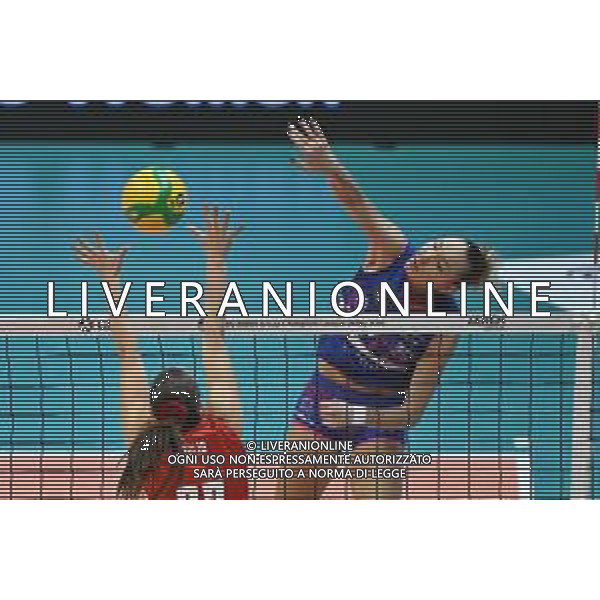 TVRG Milano vs Olympiacos nella foto Elena Pietrini (Vero Volley Milano) Monza 26-11-2025 Opiquad Arena Numia Vero Volley Milano vs Olympiacos Pireo CEV Champions League - Pool C 1a giornata foto Roberto Garavaglia/Agenzia Aldo Liverani sas