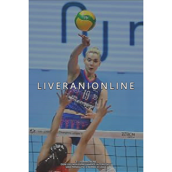 TVRG Milano vs Olympiacos nella foto Vita Akimova (Vero Volley Milano) Monza 26-11-2025 Opiquad Arena Numia Vero Volley Milano vs Olympiacos Pireo CEV Champions League - Pool C 1a giornata foto Roberto Garavaglia/Agenzia Aldo Liverani sas