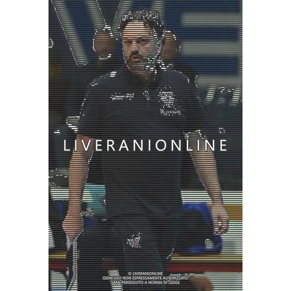 TVRG Milano vs Olympiacos nella foto Stefano Lavarini allenatore Vero Volley Milano Monza 26-11-2025 Opiquad Arena Numia Vero Volley Milano vs Olympiacos Pireo CEV Champions League - Pool C 1a giornata foto Roberto Garavaglia/Agenzia Aldo Liverani sas