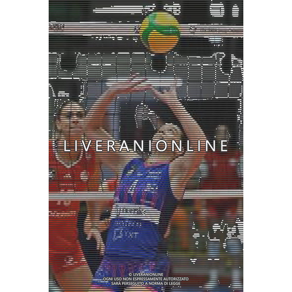 TVRG Milano vs Olympiacos nella foto Francesca Bosio (Vero Volley Milano) Monza 26-11-2025 Opiquad Arena Numia Vero Volley Milano vs Olympiacos Pireo CEV Champions League - Pool C 1a giornata foto Roberto Garavaglia/Agenzia Aldo Liverani sas