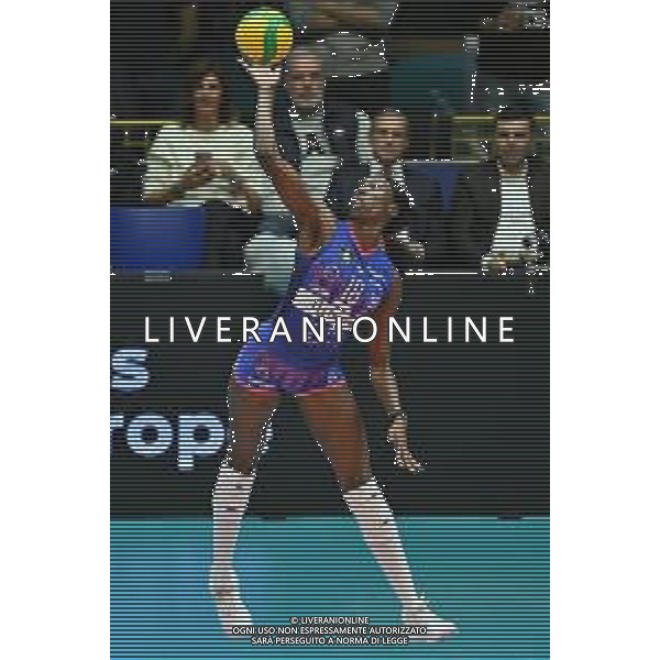 TVRG Milano vs Olympiacos nella foto Paola Egonu (Vero Volley Milano) Monza 26-11-2025 Opiquad Arena Numia Vero Volley Milano vs Olympiacos Pireo CEV Champions League - Pool C 1a giornata foto Roberto Garavaglia/Agenzia Aldo Liverani sas