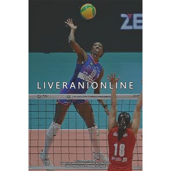 TVRG Milano vs Olympiacos nella foto Paola Egonu (Vero Volley Milano) Monza 26-11-2025 Opiquad Arena Numia Vero Volley Milano vs Olympiacos Pireo CEV Champions League - Pool C 1a giornata foto Roberto Garavaglia/Agenzia Aldo Liverani sas