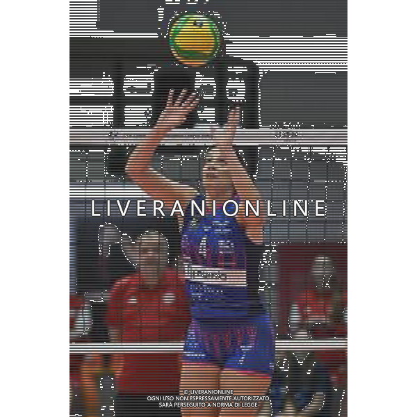 TVRG Milano vs Olympiacos nella foto Francesca Bosio (Vero Volley Milano) Monza 26-11-2025 Opiquad Arena Numia Vero Volley Milano vs Olympiacos Pireo CEV Champions League - Pool C 1a giornata foto Roberto Garavaglia/Agenzia Aldo Liverani sas