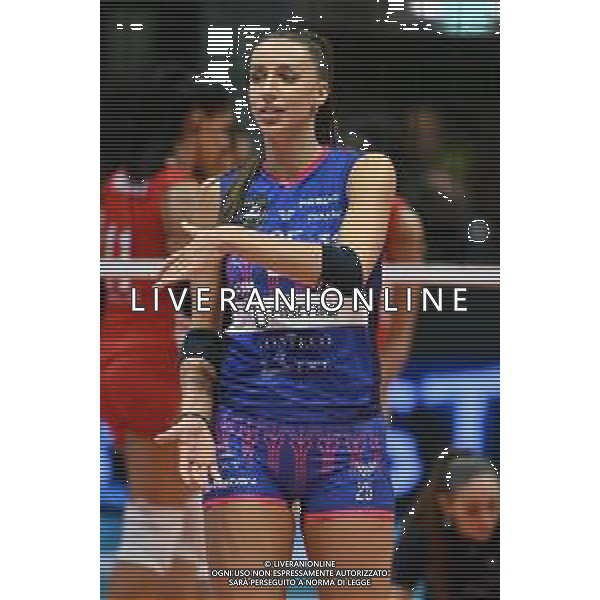 TVRG Milano vs Olympiacos nella foto Rebecca Piva (Vero Volley Milano) Monza 26-11-2025 Opiquad Arena Numia Vero Volley Milano vs Olympiacos Pireo CEV Champions League - Pool C 1a giornata foto Roberto Garavaglia/Agenzia Aldo Liverani sas