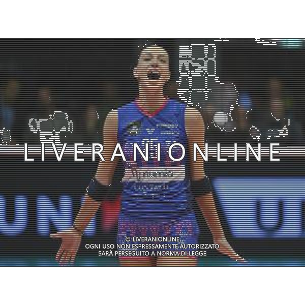 TVRG Milano vs Olympiacos nella foto Rebecca Piva (Vero Volley Milano) Monza 26-11-2025 Opiquad Arena Numia Vero Volley Milano vs Olympiacos Pireo CEV Champions League - Pool C 1a giornata foto Roberto Garavaglia/Agenzia Aldo Liverani sas