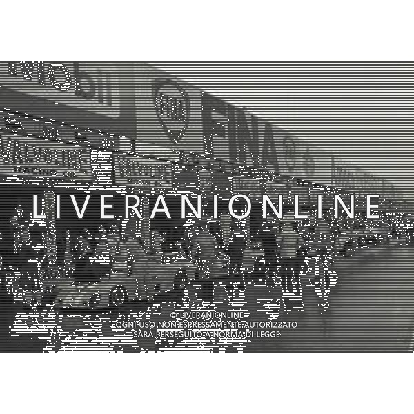 NEG-10-09-1972 GRAN PREMIO DI MONZA F1 NELLA FOTO BOX MONZA AG ALDO LIVERANI SAS