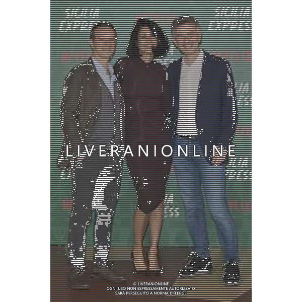 Roma 27 Novembre 2025 Photocall della miniserie Netflix ‘Sicilia Express’ Nella Foto: Salvatore Ficarra, Barbara Tabita, Valentino Picone Foto Credit: Andrea Bracaglia- AGENZIA ALDO LIVERANI SAS