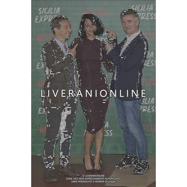 Roma 27 Novembre 2025 Photocall della miniserie Netflix ‘Sicilia Express’ Nella Foto: Salvatore Ficarra, Barbara Tabita, Valentino Picone Foto Credit: Andrea Bracaglia- AGENZIA ALDO LIVERANI SAS