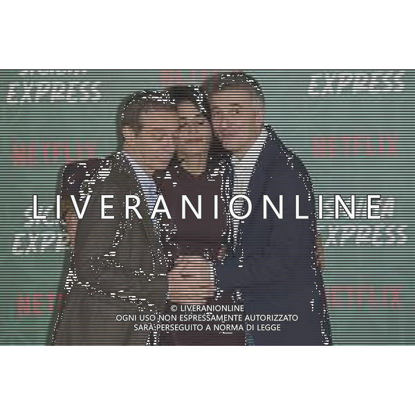 Roma 27 Novembre 2025 Photocall della miniserie Netflix ‘Sicilia Express’ Nella Foto: Salvatore Ficarra, Barbara Tabita, Valentino Picone Foto Credit: Andrea Bracaglia- AGENZIA ALDO LIVERANI SAS