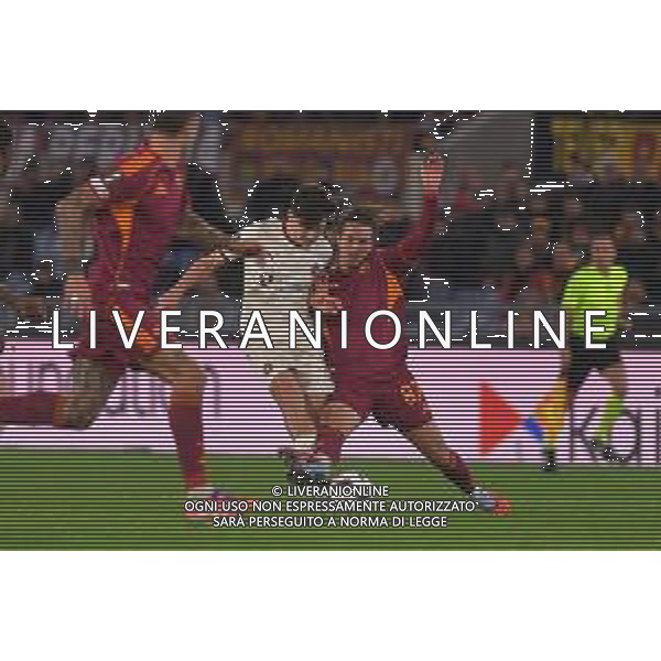 Roma vs Midtjylland Europa League - 5 Giornata Stadio Olimpico - Roma 27-11-2025 nella foto Ghilardi e Gogorza Foto Federico Gaetano - ag Aldo liverani- AGENZIA ALDO LIVERANI SAS