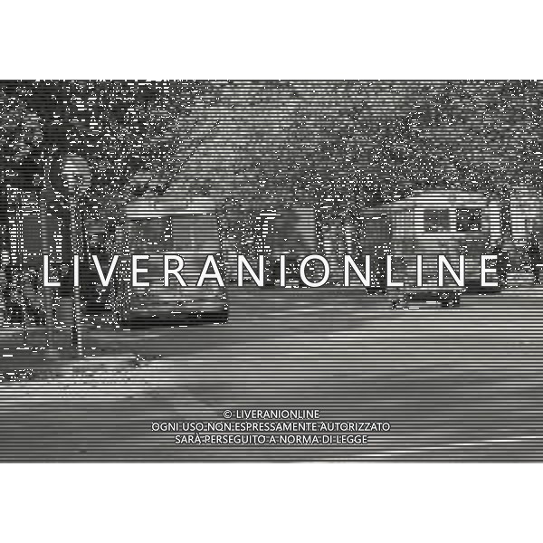 NEG- FILOBUS ATM MILANO ANNO 1974 AG ALDO LIVERANI SAS