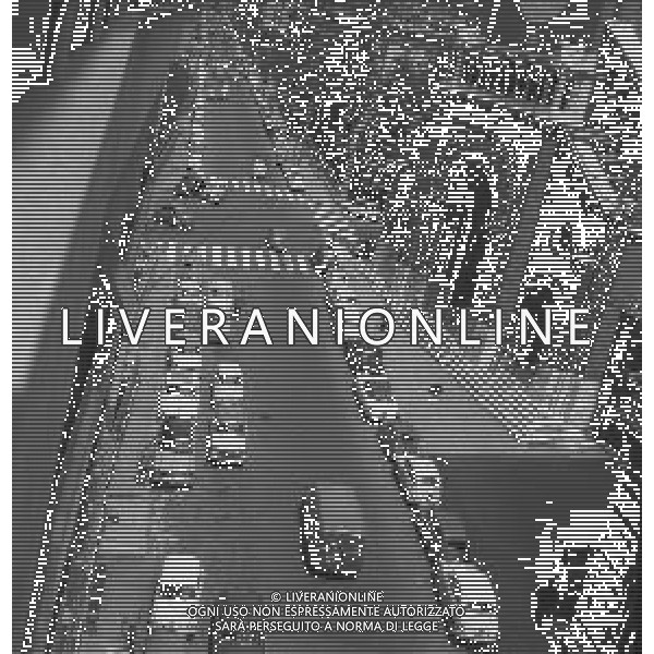 NEG-1950 ROMA VIA VENETO E VIA PIEMONTE FOTO SANDRO VESPASI9ANI-AG ALDO LIVERANI SAS