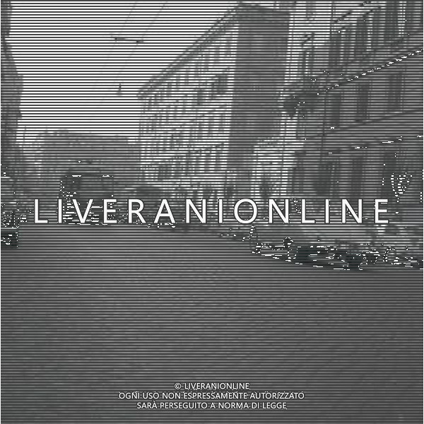 NEG-1950 ROMA VIA VENETO E VIA PIEMONTE FOTO SANDRO VESPASI9ANI-AG ALDO LIVERANI SAS