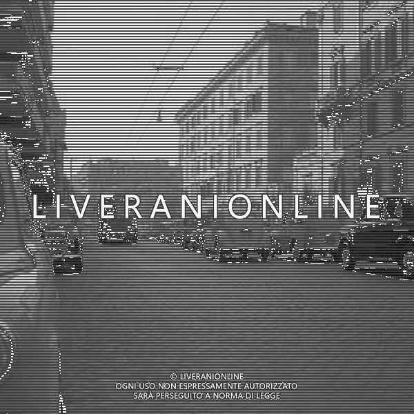 NEG-1950 ROMA VIA VENETO E VIA PIEMONTE FOTO SANDRO VESPASI9ANI-AG ALDO LIVERANI SAS