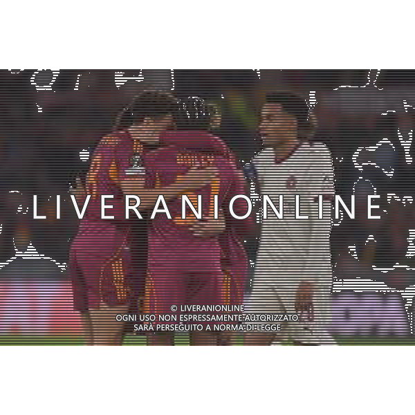 Roma vs Midtjylland Europa League - 5 Giornata Stadio Olimpico - Roma 27-11-2025 nella foto Esultanza Roma Foto Federico Gaetano - ag Aldo liverani ©Federico Gaetano - AGENZIA ALDO LIVERANI SAS