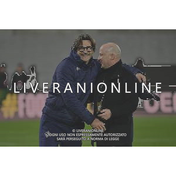 TVRG Fiorentina vs AEK Atene nella foto Paolo Vanoli allenatore Fiorentina e Marko Nikolic allenatore AEK Atene Firenze 27-11-2025 Stadio Artemio Franchi Fiorentina vs AEK Atene UEFA Conference League fase a girone unico - 4a giornata foto Roberto Garavaglia/Agenzia Aldo Liverani sas