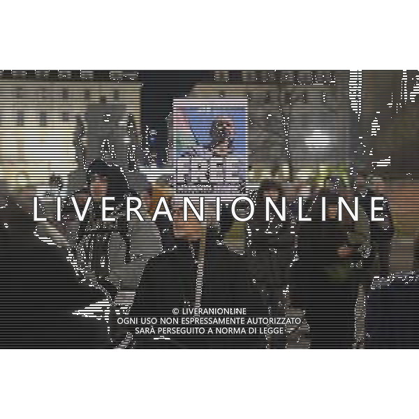 Torino 27-11-2025 Presidio davanti alla prefettura per chiedere la liberazione di Mohamed Shahin Imam della moschea di via Saluzzo a Torino nella foto i manifestanti Foto Gla/ag. Aldo Liverani s.a.s- AGENZIA ALDO LIVERANI SAS- AGENZIA ALDO LIVERANI SAS