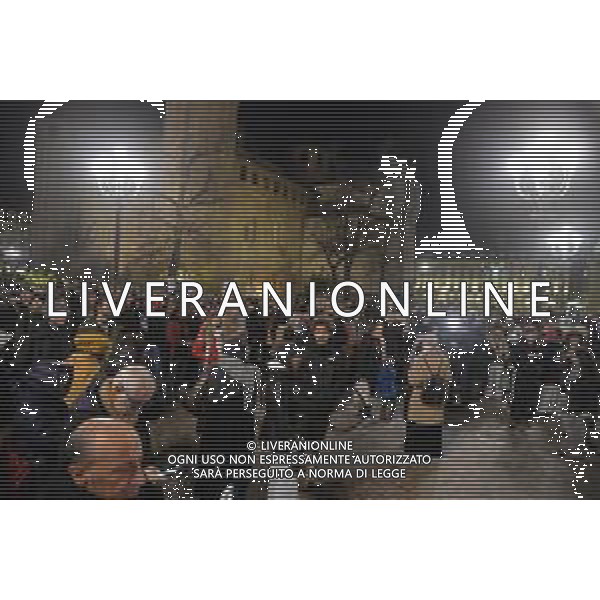 Torino 27-11-2025 Presidio davanti alla prefettura per chiedere la liberazione di Mohamed Shahin Imam della moschea di via Saluzzo a Torino nella foto i manifestanti Foto Gla/ag. Aldo Liverani s.a.s- AGENZIA ALDO LIVERANI SAS- AGENZIA ALDO LIVERANI SAS