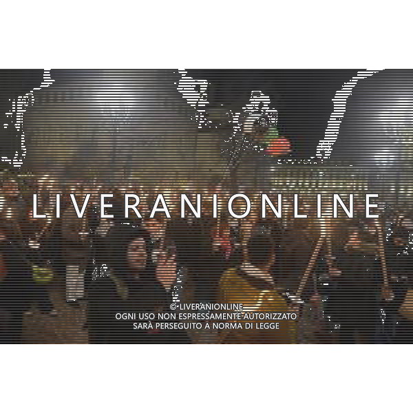 Torino 27-11-2025 Presidio davanti alla prefettura per chiedere la liberazione di Mohamed Shahin Imam della moschea di via Saluzzo a Torino nella foto i manifestanti Foto Gla/ag. Aldo Liverani s.a.s- AGENZIA ALDO LIVERANI SAS- AGENZIA ALDO LIVERANI SAS