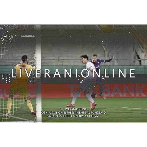 TVRG Fiorentina vs AEK Atene nella foto Edin Dzeko (Fiorentina) occasione da gol Firenze 27-11-2025 Stadio Artemio Franchi Fiorentina vs AEK Atene UEFA Conference League fase a girone unico - 4a giornata foto Roberto Garavaglia/Agenzia Aldo Liverani sas