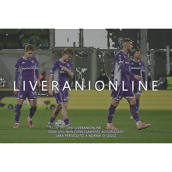 TVRG Fiorentina vs AEK Atene nella foto delusione Fiorentina dopo il gol subito Firenze 27-11-2025 Stadio Artemio Franchi Fiorentina vs AEK Atene UEFA Conference League fase a girone unico - 4a giornata foto Roberto Garavaglia/Agenzia Aldo Liverani sas