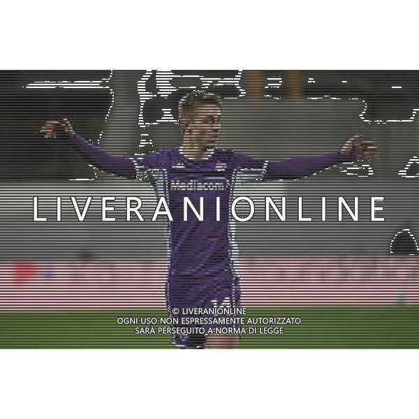 TVRG Fiorentina vs AEK Atene nella foto Hans Nicolussi Caviglia (Fiorentina) Firenze 27-11-2025 Stadio Artemio Franchi Fiorentina vs AEK Atene UEFA Conference League fase a girone unico - 4a giornata foto Roberto Garavaglia/Agenzia Aldo Liverani sas