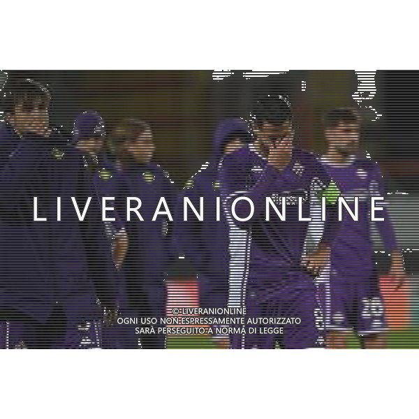 TVRG Fiorentina vs AEK Atene nella foto delusione Fiorentina a fine gara Firenze 27-11-2025 Stadio Artemio Franchi Fiorentina vs AEK Atene UEFA Conference League fase a girone unico - 4a giornata foto Roberto Garavaglia/Agenzia Aldo Liverani sas