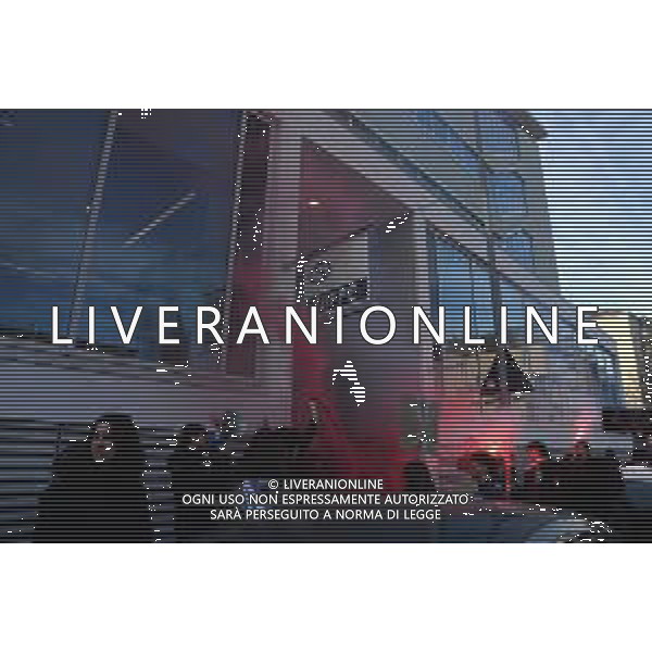 Torino 28-11-2025 sciopero generale nella foto i manifestanti davanti alla sede de La Stampa Foto Gla/ag. Aldo Liverani s.a.s- AGENZIA ALDO LIVERANI SAS- AGENZIA ALDO LIVERANI SAS