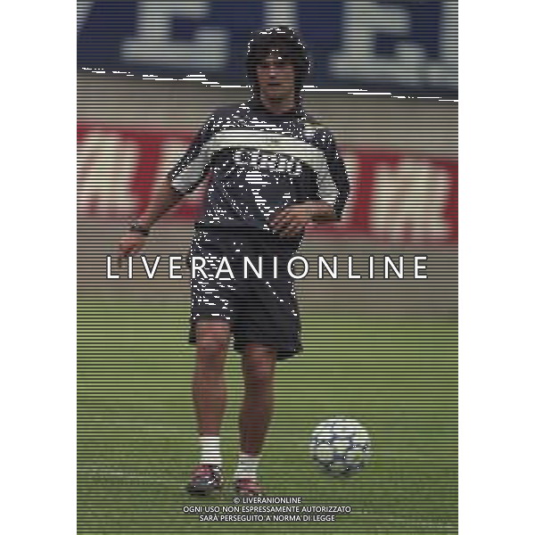 NEG-1998 VIGO DI FASSA ALLENAMENTO LAZIO CALCIO NELLA FOTO FERNANDO COUTO AG ALDO LIVERANI SAS