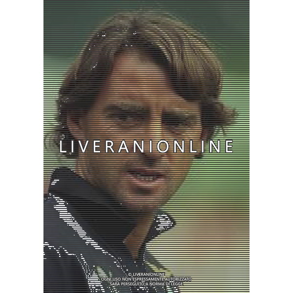 NEG-1998 VIGO DI FASSA ALLENAMENTO LAZIO CALCIO NELLA FOTO ROBERTO MANCINI AG ALDO LIVERANI SAS