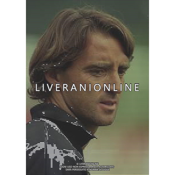 NEG-1998 VIGO DI FASSA ALLENAMENTO LAZIO CALCIO NELLA FOTO ROBERTO MANCINI AG ALDO LIVERANI SAS