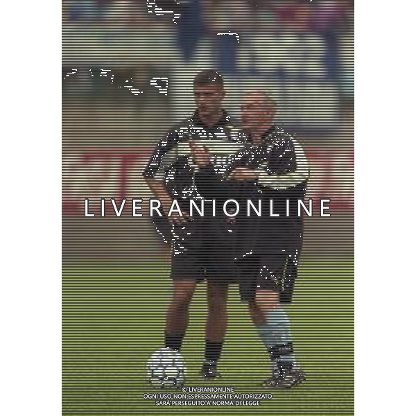 NEG-1998 VIGO DI FASSA ALLENAMENTO LAZIO CALCIO NELLA FOTO DEJAN STANKOVIC E TORD GRIP AG ALDO LIVERANI SAS