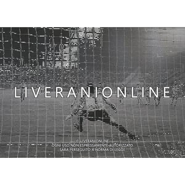 NEG-21-09-1988 BERGAMO-COPPA ITALIA MILAN-VERONA 1-1 NELLA FOTO RIGORE FRANCO ABRESI AG ALDO LIVERANI SAS