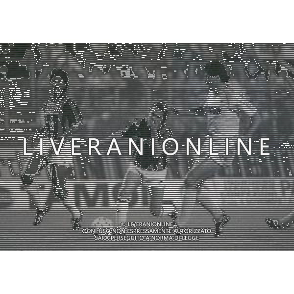 NEG-21-09-1988 BERGAMO-COPPA ITALIA MILAN-VERONA 1-1 NELLA FOTO GRAZIANO MANNARI AG ALDO LIVERANI SAS