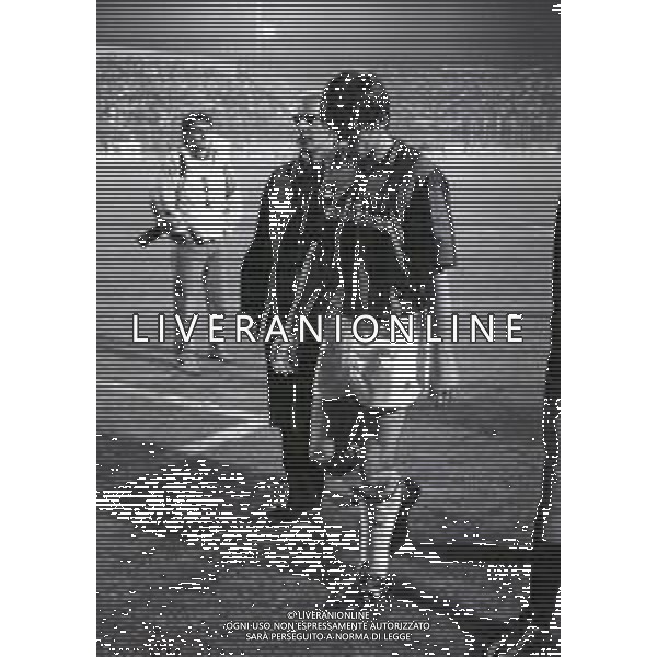 NEG-21-09-1988 BERGAMO-COPPA ITALIA MILAN-VERONA 1-1 NELLA FOTO ARRIGO SACCHI E FILIPPO GALLI AG ALDO LIVERANI SAS