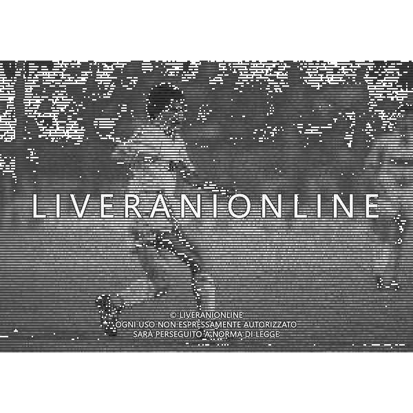 NEG-21-09-1988 BERGAMO-COPPA ITALIA MILAN-VERONA 1-1 NELLA FOTO GIUSEPPE GALDERISI AG ALDO LIVERANI SAS