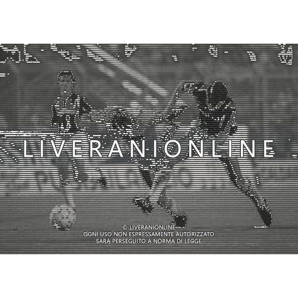 NEG-21-09-1988 BERGAMO-COPPA ITALIA MILAN-VERONA 1-1 NELLA FOTO CLUADIO CANIGGIA E ALESSANDRO COSTACURTA AG ALDO LIVERANI SAS