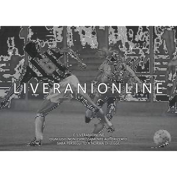 NEG-21-09-1988 BERGAMO-COPPA ITALIA MILAN-VERONA 1-1 NELLA FOTO CLAUDIO CANIGGIA AG ALDO LIVERANI SAS