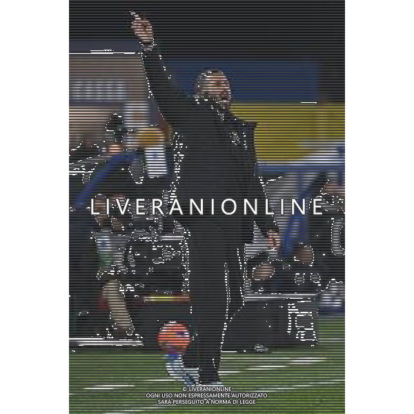 TVRG Como vs Sassuolo nella foto Fabio Grosso allenatore Sassuolo Como 28-11-2025 Stadio Giuseppe Sinigaglia Como vs Sassuolo Campionato Serie A Enilive - 13a giornata foto Roberto Garavaglia/Agenzia Aldo Liverani sas