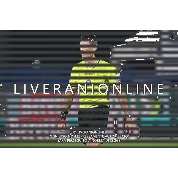 TVRG Como vs Sassuolo nella foto l\'arbitro Matteo Marchetti di Ostia Lido (Roma) Como 28-11-2025 Stadio Giuseppe Sinigaglia Como vs Sassuolo Campionato Serie A Enilive - 13a giornata foto Roberto Garavaglia/Agenzia Aldo Liverani sas