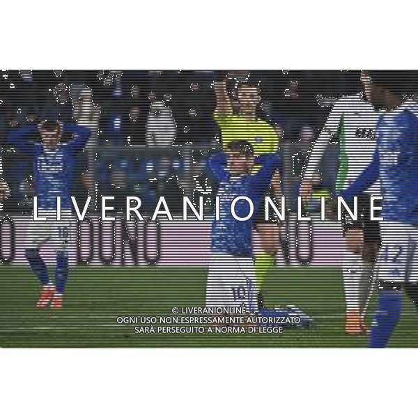 TVRG Como vs Sassuolo nella foto Nicolas Paz Martinez (Como) delusione dopo aver sfiorato il gol in rovesciata Como 28-11-2025 Stadio Giuseppe Sinigaglia Como vs Sassuolo Campionato Serie A Enilive - 13a giornata foto Roberto Garavaglia/Agenzia Aldo Liverani sas