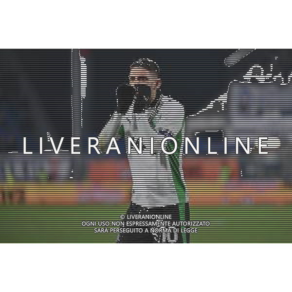 TVRG Como vs Sassuolo nella foto Domenico Berardi (Sassuolo) Como 28-11-2025 Stadio Giuseppe Sinigaglia Como vs Sassuolo Campionato Serie A Enilive - 13a giornata foto Roberto Garavaglia/Agenzia Aldo Liverani sas